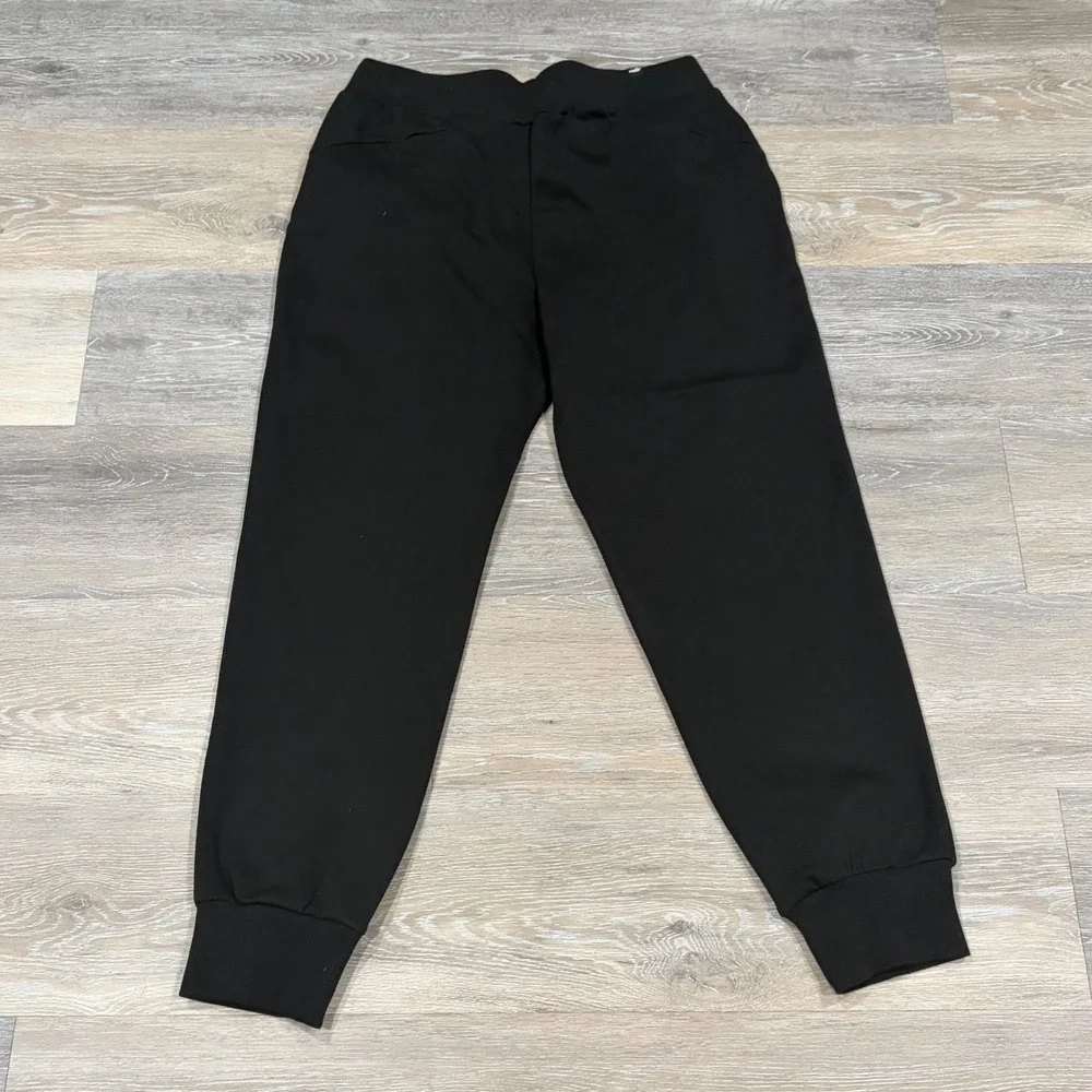 Puma ESS Sweatpants FL Mens Medium Black Fleece Joggers 846864 01 NWT